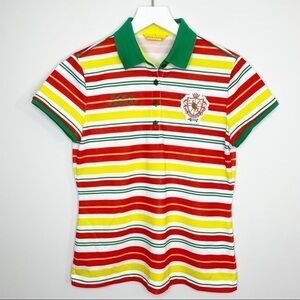 Louis Castel 95 Stripe Golf Polo Shirt